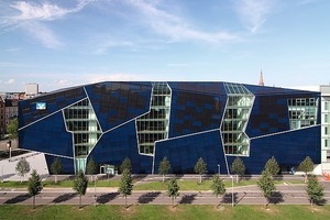  Die Hauptverwaltung der Volksbank Karlsruhe
(Foto: Daniel Vieser . Architekturfotografie) 