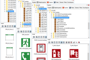  ?Spirit BrandSP? bietet alle aktuellen Brandschutzsymbole nach DIN EN ISO 14034:6 und ISO 7010 an.  