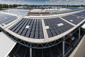  Auf dem Flachdach des Berliner Großmarktes: Die größte Solaranlage der Hauptstadt 