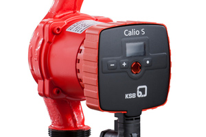  Die Nassläufer-Umwälzpumpe „Calio S“ mit Baulängen von 130 und 180 mm ist für den Einsatz in Ein- bis Vierfamilienhäusern und für kleinere Gewerbeobjekte konzipiert 