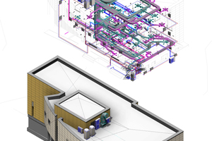  Mit BIM muss die TGA-Planung frühzeitig mit ins Gebäudekonzept eingebunden werden. 