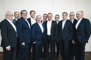   (v.l.n.r.): Hans-Georg Graßhoff, Wolfgang Ußler, Dr. Axel Bauer, Christian Wolff, Stephan Wachtel, Manfred Erhardt, Martin Fecke, Thomas Sänger, Frank Masuhr, Dr. Peter Warnecke, Prof. Jochen Scheuermann, es fehlt Dr. Michael Bütter. 