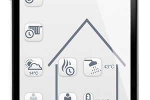  Mit der App „Weishaupt Heizungssteuerung“ kann die Heizungsanlage über ein Smartphone komfortabel bedient werden. 