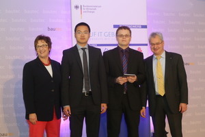  Preisträger: Der 3. Platz in der Kategorie Bauingenieurwesen ging an Stefan Sicklinger und Tianyang Wang, Technische Universität München. 