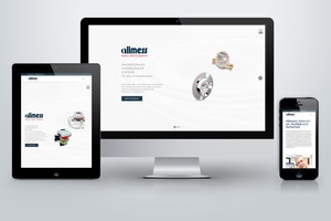  Ein modernes Design und eine responsive Technik bietet der neue Internetauftritt der Allmess GmbH aus Oldenburg. 