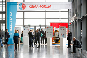  Das Klima-Forum des FGK war auch in diesem Jahr wieder zentrale Anlaufstelle für Besucher und Aussteller der ISH Aircontec.  