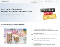 Auszug der Startseite  von www.heizungsf?rderung.de