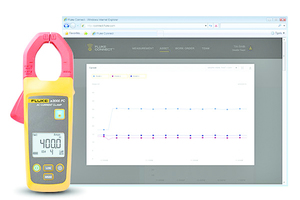  Messdaten von mehr als 30 Wireless-Messgeräten aus der Fluke-„Connect“-Serie können über WLAN erfasst werden, wodurch die manuelle Aufzeichnung von Messungen überflüssig wird.  