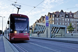  Die U-Bahnstation „Friedrich-Ebert-Platz“ in Nürnberg 