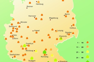  Verteilung der  Sonnenhäuser in Deutschland 