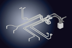  Für die Wohnungslüftung bietet sich ein System wie „profi-air“ von Fränkische an 