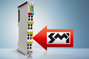  Mit den beiden SMI-Masterklemmen „KL6831“ und „KL6841“, die das SMI-Bussystem in die Beckhoff-Gebäudesteuerung integrieren, lassen sich Rollladen und Jalousien entsprechend dem Sonnenstand auf- und ab- sowie definierte Positionen und exakte Winkel anfahre 