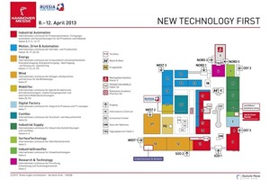  Geländeplan Hannover Messe 2013 