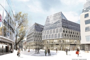  Mit einem Auftragsvolumen von 14,2 Mio. € hat Caverion für das derzeit neu entstehende Dorotheen Quartier im Zentrum Stuttgarts den Zuschlag für die Gewerke Heizung und Sanitär, Kältetechnik, Lüftungs- und Klimatechnik, Brandschutz sowie Gebäudeautomation 