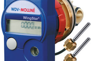  Die Kompaktzähler der Baureihe ?WingStar S1? erfassen Wärme- und Kältemengen. Durch die Doppelfunktion als Klimazähler von WDV-Molliné konnte die notwendigerweise hohe Zahl an Verbrauchszählern begrenzt werden. 