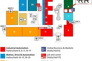  Hallenplan zur Hannover Messe 2015 