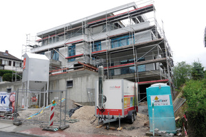  Neubau eines Niedrigenergiehauses mit sechs barrierefreien Wohneinheiten  Im Frankfurter Stadtteil Bergen-Enkheim.  