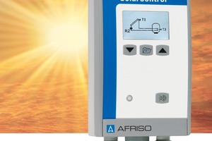 Der Solarregler „SolarControl“ von Afriso kann zur Regelung und Überwachung von thermischen Solaranlagen eingesetzt werden und eignet sich auch gut zum Nachrüsten bestehender Anlagen 