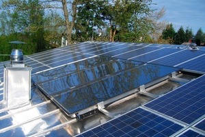  Solarenergienutzung - 15 kWp PV-Module und 7 m2 Solarkollektoren  