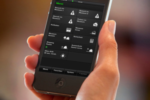  Dank der ?Homeserver?-App können alle ins KNX-System eingebundenen Komponenten auch übers Smartphone bedient werden.  