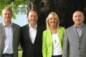  Der Vorstand des Forschungsrats Kältetechnik e.V.: Felix Flohr, Wolfgang Bock, Monika Witt und Roland Handschuh  