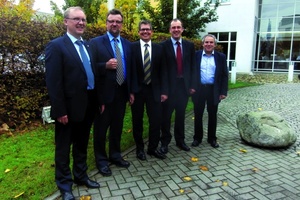  (v.l.n.r.): Matthias Lürkens, Hans Symanczik, Jan Spelsberg, Martin Mentzel, Jörg Seiffert 