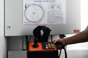  Die Steuerung der Monitore erfolgt dabei manuell im Kontrollraum in der Ebene 6 mit diesen Geräten 