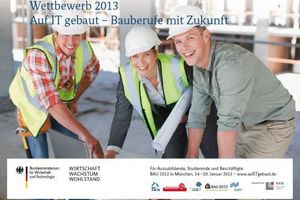  Das Plakat zum Wettbewerb auf IT gebaut 