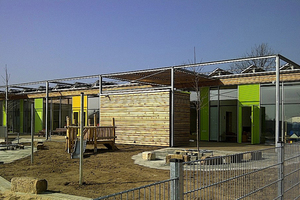  Das neue Kinderhaus in Uttenreuth im Landkreis Erlangen-Höchstadt liegt am nördlichen Ortsrand<br /> 