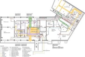  Grundriss Kellergeschoss mit Heizung, Lüftung und Sanitär 