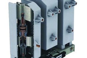  Bild 1: Technischer Aufbau des Vakuum-Leistungsschalters Typ ISM von Tavrida Electric AG 