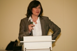  Sabine Wiedemann, Leiterin der Konzernsicherheit der Daimler AG auf dem VfS-Jahreskongress 2012 