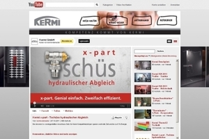  Kermi präsentiert auf einem eigenen YouTube-Channel Produktvideos 