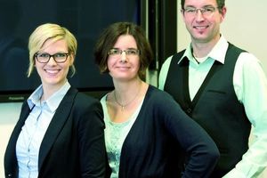  Nach einem Jahr intensiver Vorarbeit steht der Kurs für das Kampmann Kampus-Team auf „Anmeldung“: Gudrun Sieverding, Sabine Wresch und Ingo Lübken 