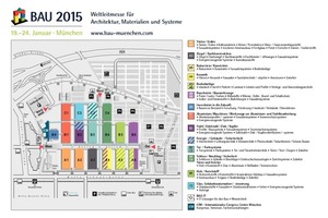  Geländeplan zur BAU 2015 