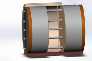  Bild 3: Das modulare Speichersystem ist aus Einzelmodulen aufgebaut (in der Abbildung ist das mittlere Modul zur Ansicht entfernt).  