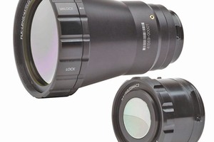  4fach-Teleobjektiv und 25-µm-Makroobjektiv für Wärmebildkameras von Fluke 