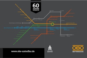  Per U-Bahnplan geht es durch die wichtigsten Stationen von 60 Jahren  Unterflur-Systemen. 
