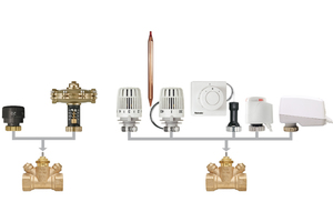  Das Strangregulier- (links) und Regelventil (rechts) „TA-Multi“ kann mit einem breiten Zubehörspektrum kombiniert werden und ist dadurch flexibel und effizient für alle gängigen Anwendungsfälle einsetzbar. 