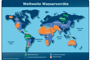  Zunahme des weltweiten Wasserbedarfs 