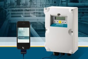  App für Clamp-on-Ultraschall-Durchflussmessgeräten Sitrans „F US“ der Siemens-Division Industry Automation  