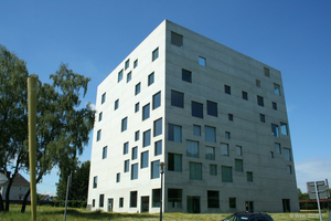  Beim Sanaa-Gebäude auf dem Areal des Zollvereins Essen waren mehrere Geschosse von Leckagen betroffen 