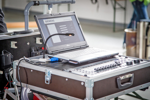  Die Software „Sinteso Data Recorder“ visualisiert die Ergebnisse des Wirksamkeitsnachweises.  