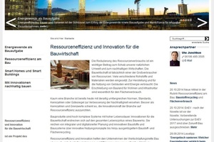 www.ressinobau.de will zeigen, wie man mit Innovationen Energie und andere Ressourcen effizient einsetzt und gleichzeitig eine gebaute Umwelt gestaltet, die allen Anforderungen an Funktionalität und Komfort gerecht wird. 