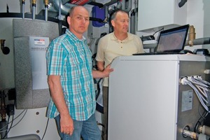  Diplom-Geologe Stefan Pohl (rechts) und Uwe Kampmann konzipierten das System  