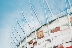  Bildausschnitt: Nationalstadion Warschau, Polen  