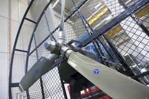  Flugzeugpropeller für dynamische Windtests bei Schüco 