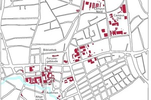  Die innerstädtische Campus-Areale der TU Braunschweig 